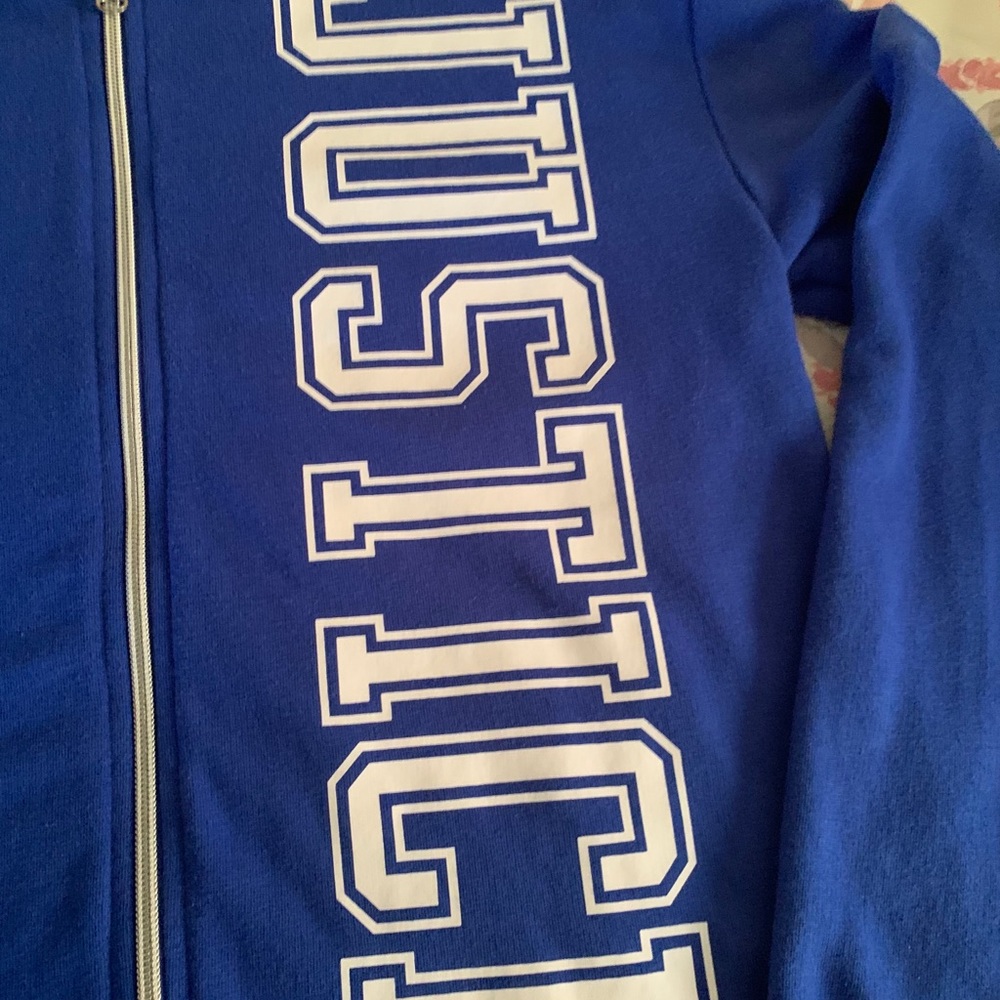 Justice girl hoodie size 18/20